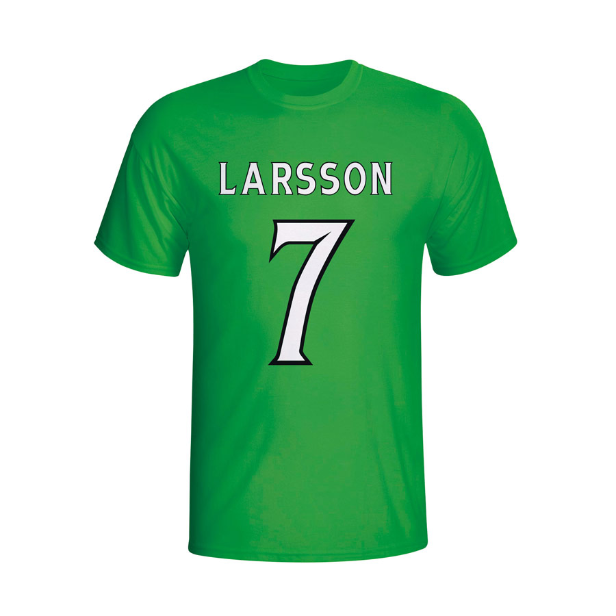 Click to view product details and reviews for Henrik Larsson Celtic Hero T Shirt Green Kids.