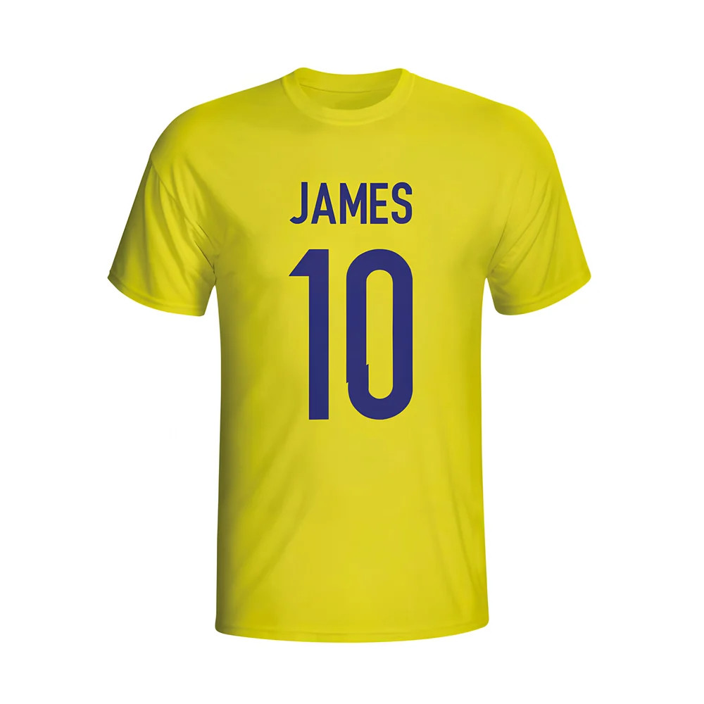 Click to view product details and reviews for James Rodriguez Colombia Hero T Shirt Yellow Kids. Click to view product details and reviews for James Rodriguez Colombia Hero T Shirt Yellow Kids.