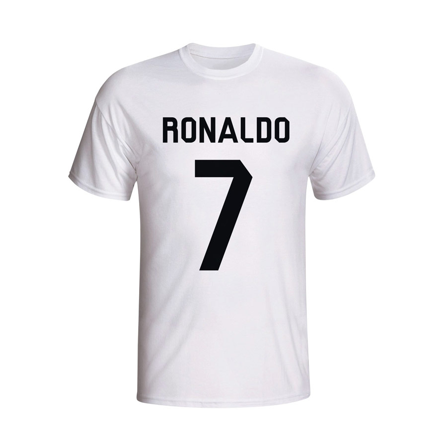 Click to view product details and reviews for Cristiano Ronaldo Real Madrid Hero T Shirt White Kids.