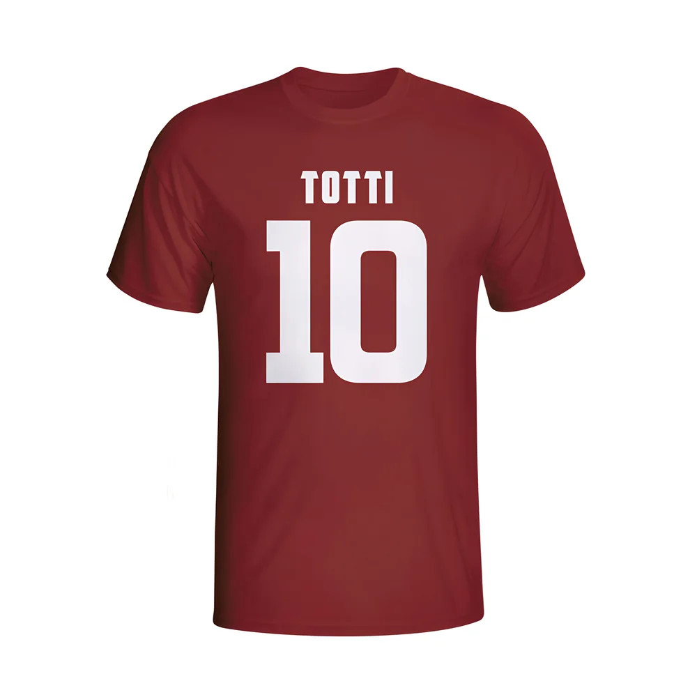 Click to view product details and reviews for Francesco Totti Roma Hero T Shirt Maroon.