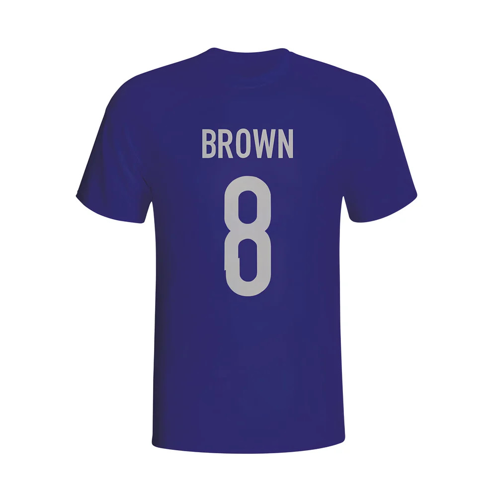 Click to view product details and reviews for Scott Brown Scotland Hero T Shirt Navy.