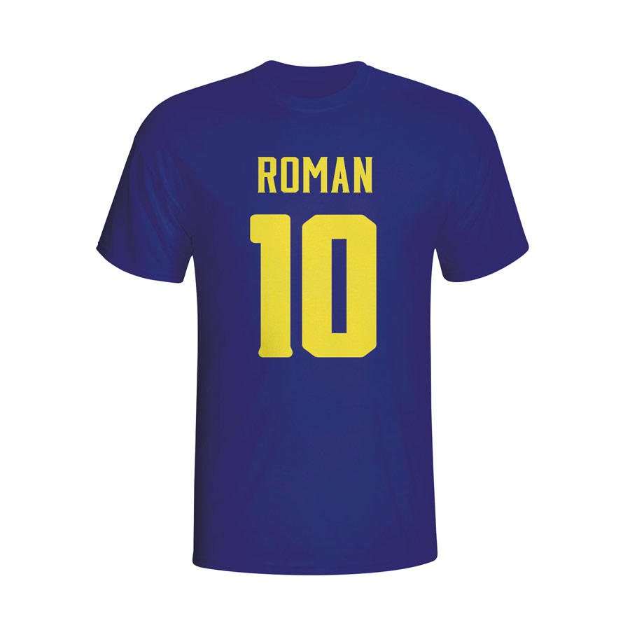 Click to view product details and reviews for Juan Roman Riquelme Boca Juniors Hero T Shirt Navy Kids.