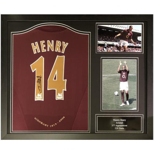 thierry henry signed jersey