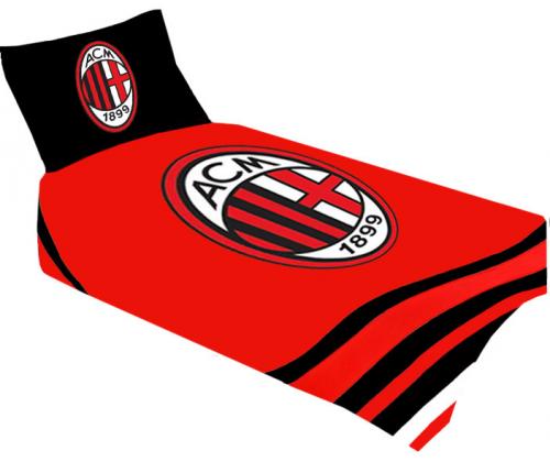 Milan Single Duvet Set PL UKSoccershop A.C