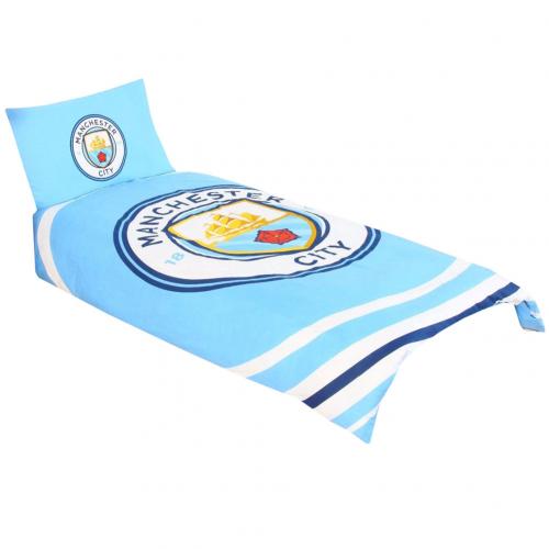 Click to view product details and reviews for Manchester City Fc Single Duvet Set Pl.