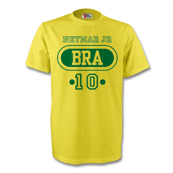 Neymar Jr Brazil Bra T-shirt (Yellow)