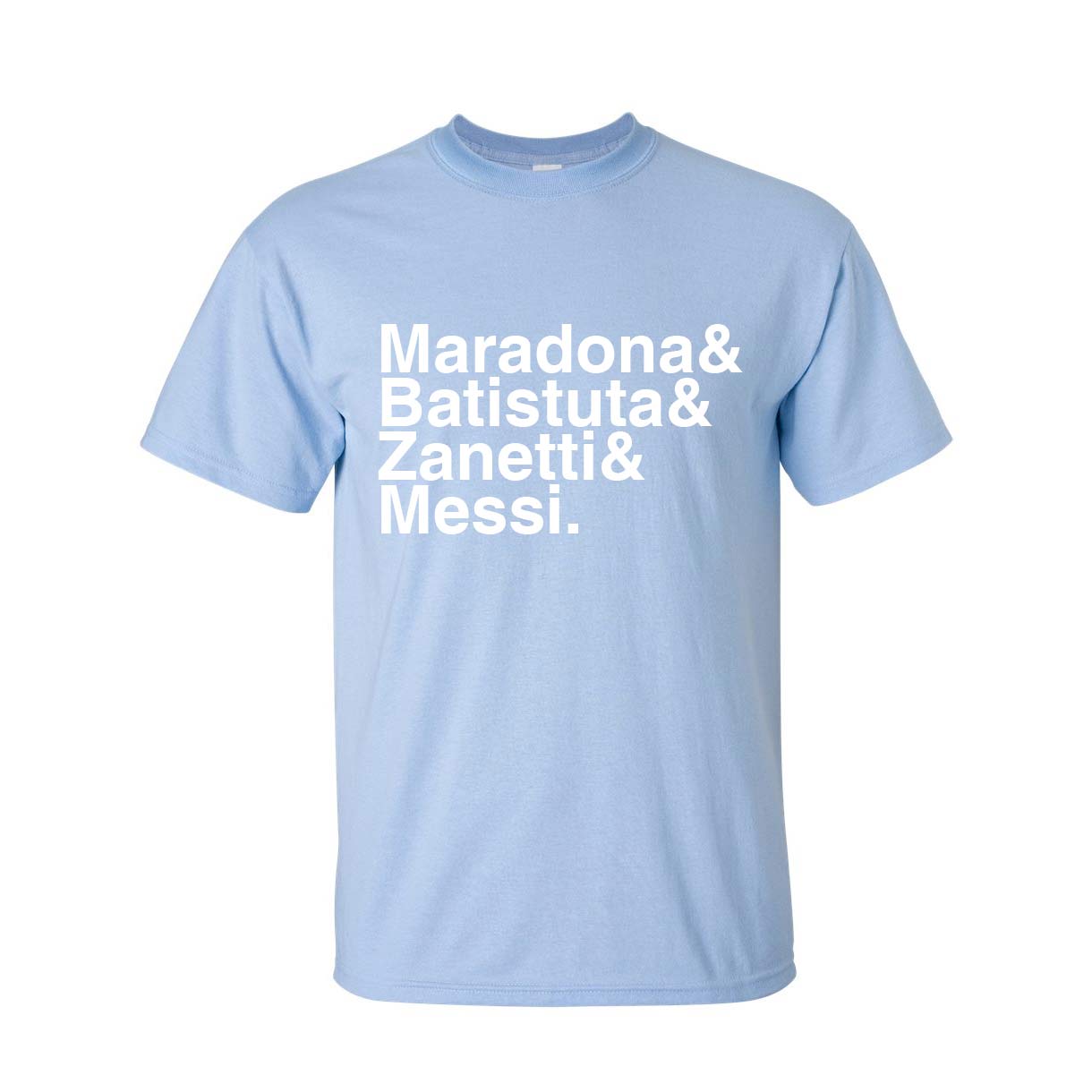 Click to view product details and reviews for Argentina Football Legends T Shirt Sky Blue.