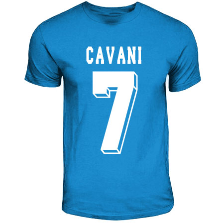 Click to view product details and reviews for Edinson Cavani Napoli Hero T Shirt Sky Blue.