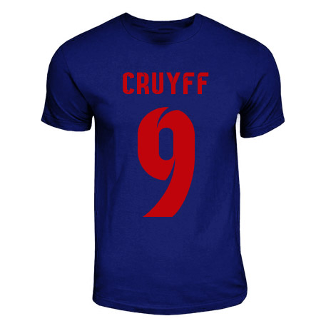 Johan Cruyff Barcelona Hero T-shirt (Navy)