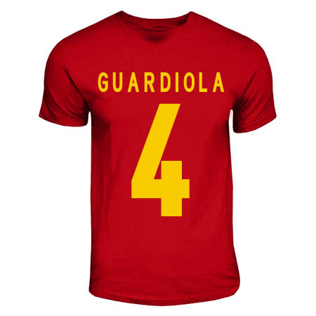 Click to view product details and reviews for Pep Guardiola Spain Hero T Shirt Red.