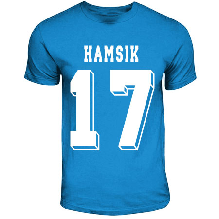 Click to view product details and reviews for Marek Hamsik Napoli Hero T Shirt Sky Blue.