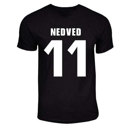 Click to view product details and reviews for Pavel Nedved Juventus Hero T Shirt Black.