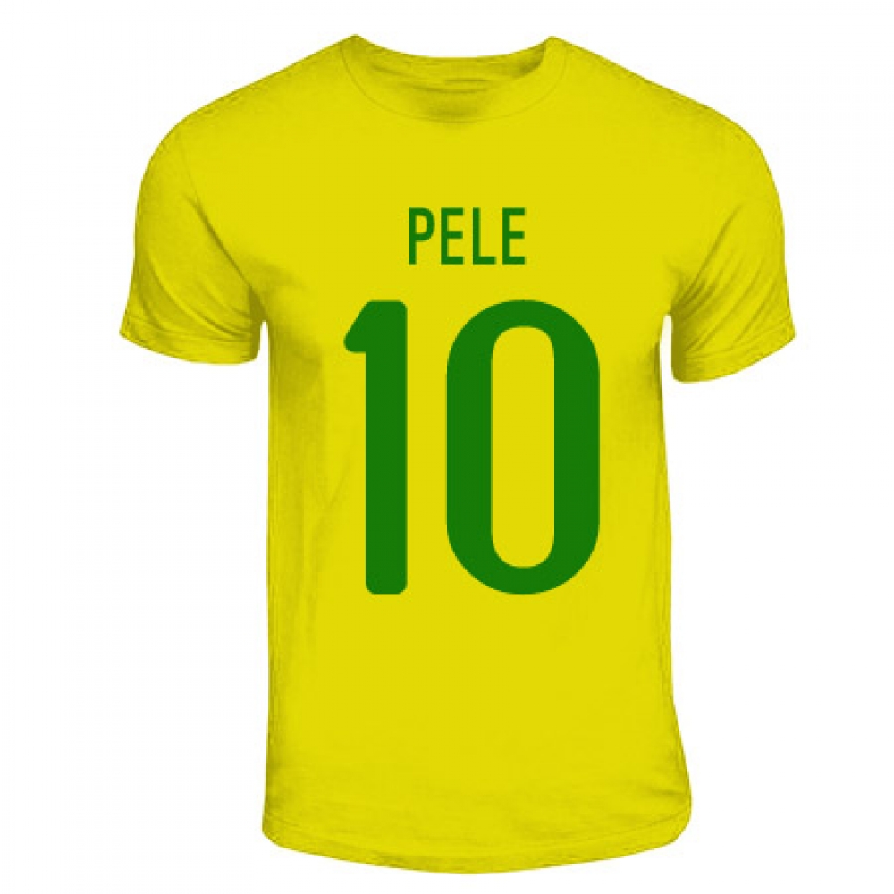 Pele Brazil Hero T-shirt (Yellow)