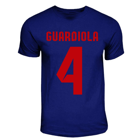 Click to view product details and reviews for Pep Guardiola Barcelona Hero T Shirt Navy.