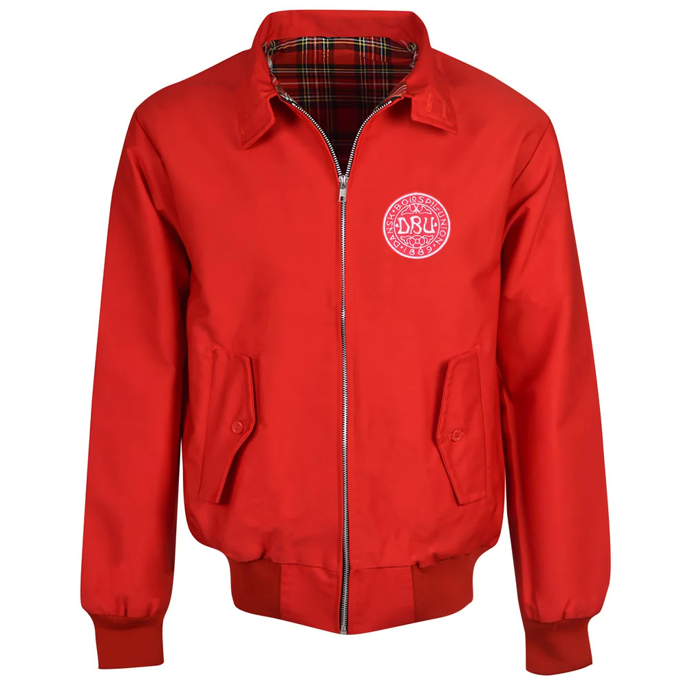 Denmark Harrington Jacket Polyester Made By: Toffs Men's Red 3XL