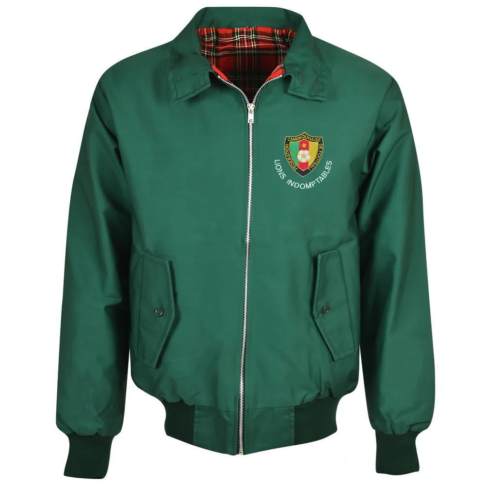 Cameroon Harrington Jacket Polyester Made By: Toffs Men's Green 4XL