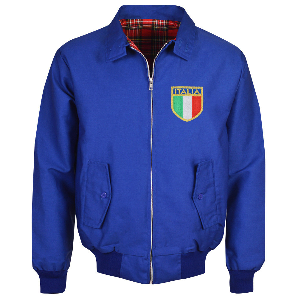Italy Rugby Royal Harrington Jacket Polyester Made By: Toffs Men's Indigo 4XL