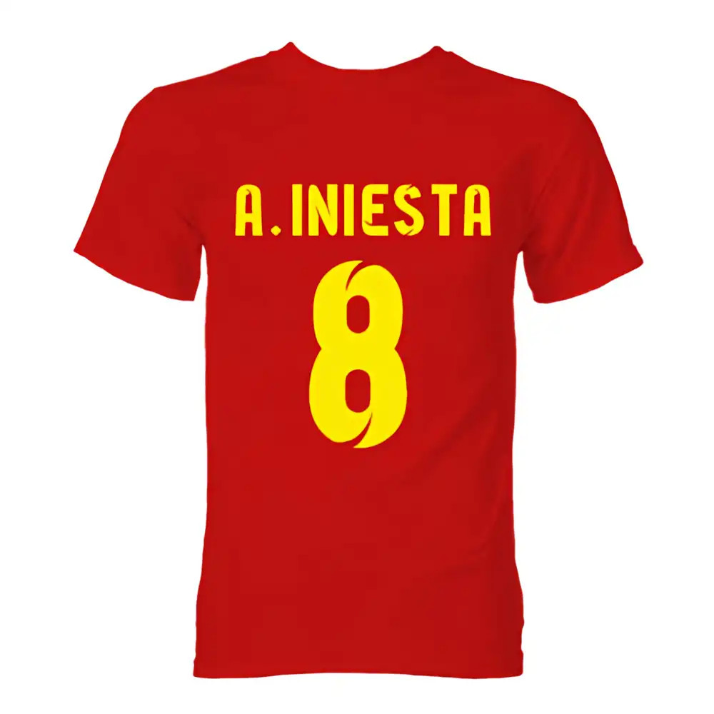 Click to view product details and reviews for Barcelona Andres Iniesta Hero T Shirt Red. Click to view product details and reviews for Barcelona Andres Iniesta Hero T Shirt Red.