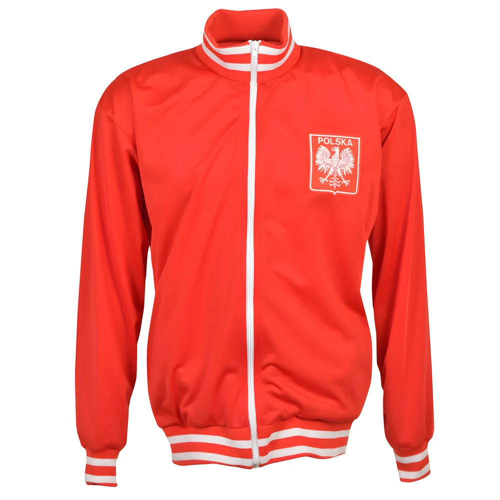 Poland Track Top Polyester Made By: Toffs Men's Red 5XL