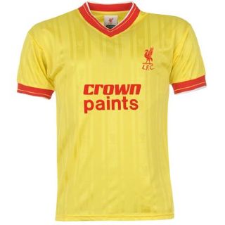 1986 Liverpool Away Crown Paints Shirt 