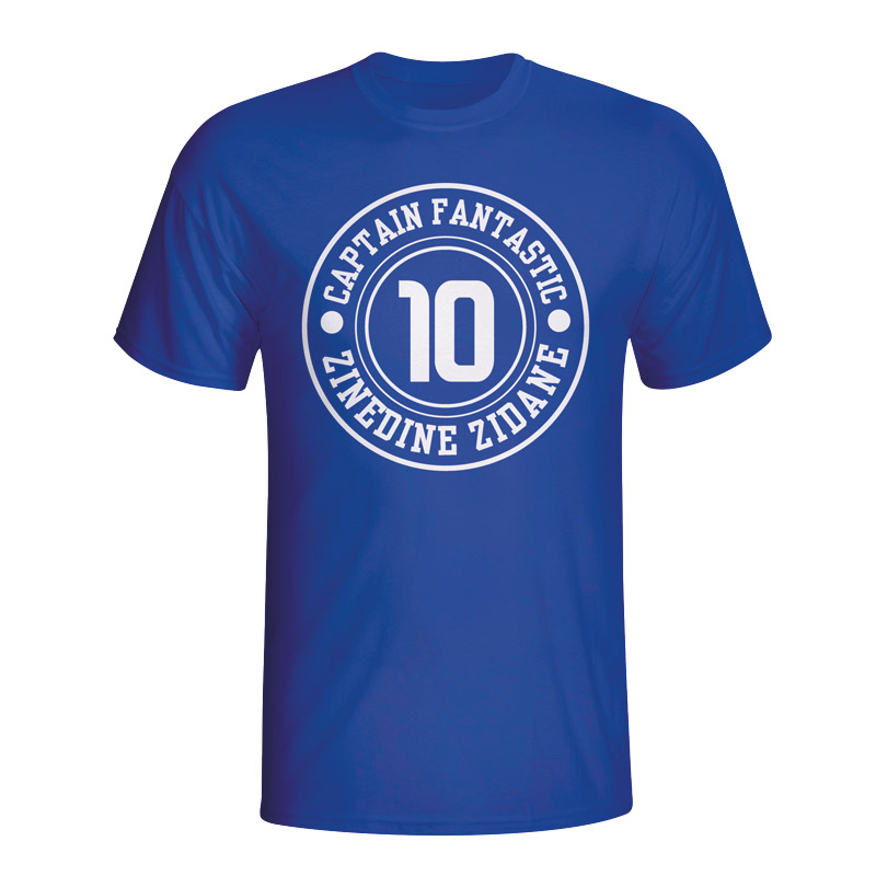 Click to view product details and reviews for Zinedine Zidane France Captain Fantastic T Shirt Blue Kids.