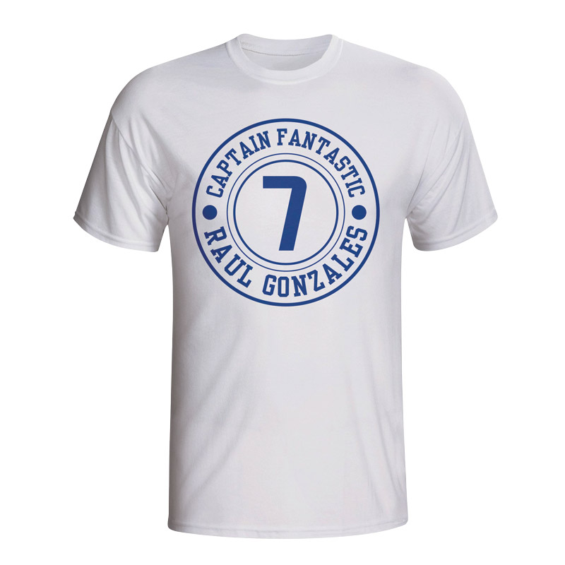 Click to view product details and reviews for Raul Real Madrid Captain Fantastic T Shirt White.