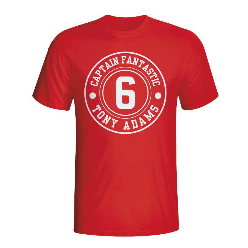 Click to view product details and reviews for Tony Adams Arsenal Captain Fantastic T Shirt Red.