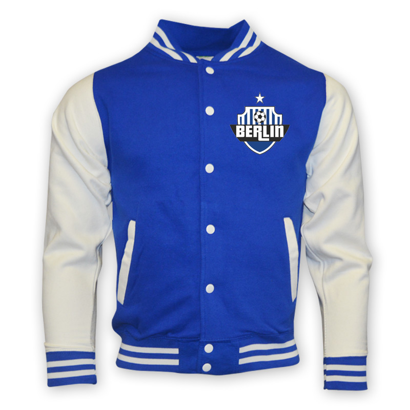 Click to view product details and reviews for Hertha Berlin College Baseball Jacket Blue.