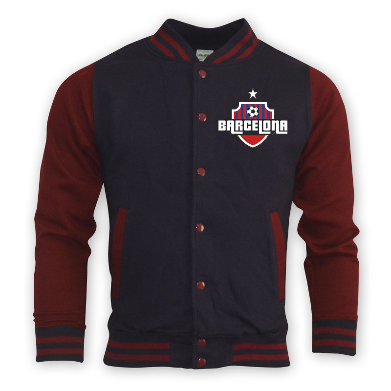 Click to view product details and reviews for Barcelona College Baseball Jacket Navy. Click to view product details and reviews for Barcelona College Baseball Jacket Navy.