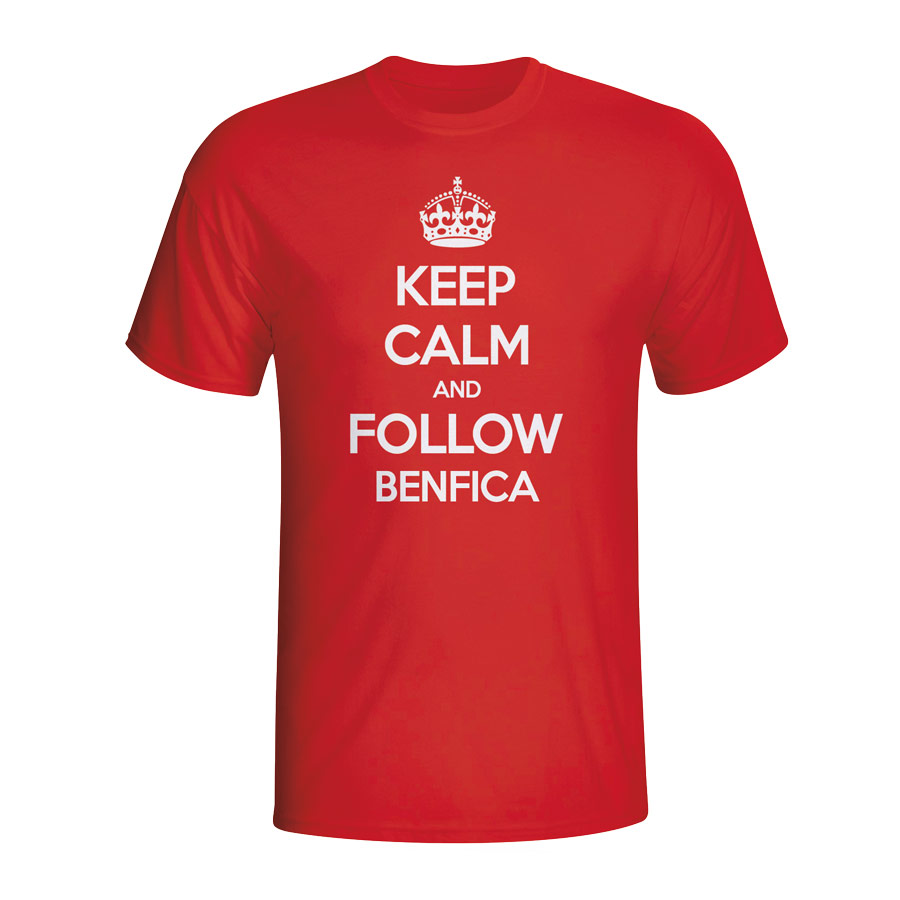 Click to view product details and reviews for Keep Calm And Follow Benfica T Shirt Red Kids.