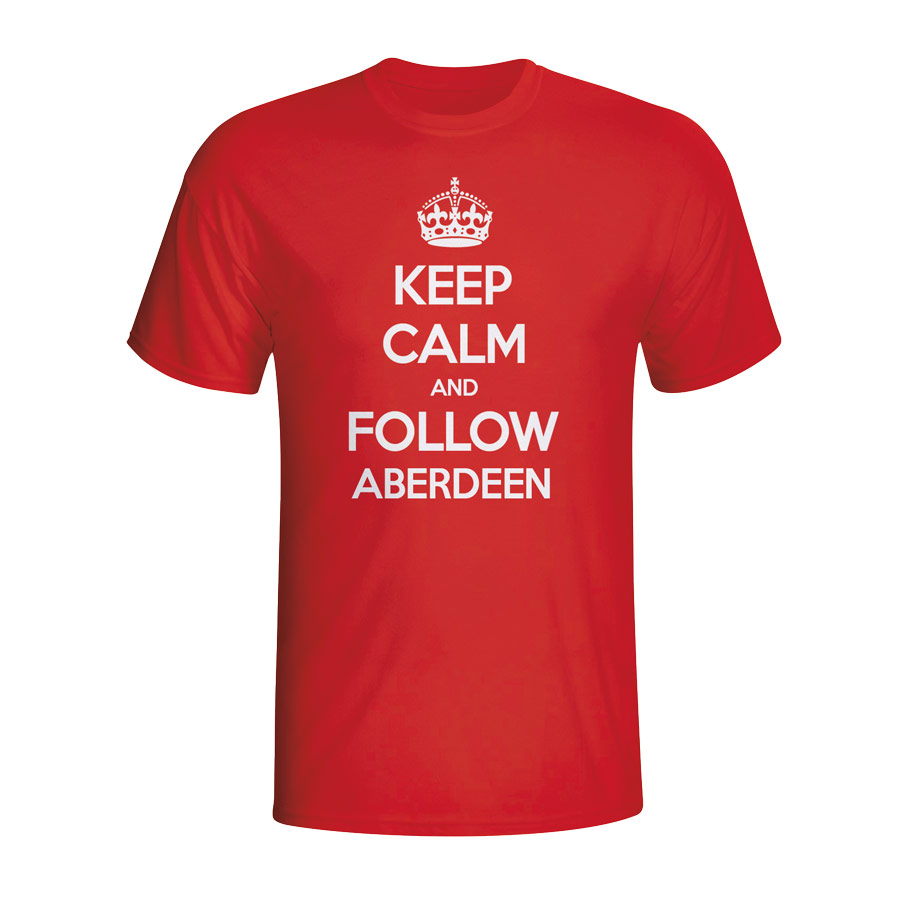 Click to view product details and reviews for Keep Calm And Follow Aberdeen T Shirt Red. Click to view product details and reviews for Keep Calm And Follow Aberdeen T Shirt Red.
