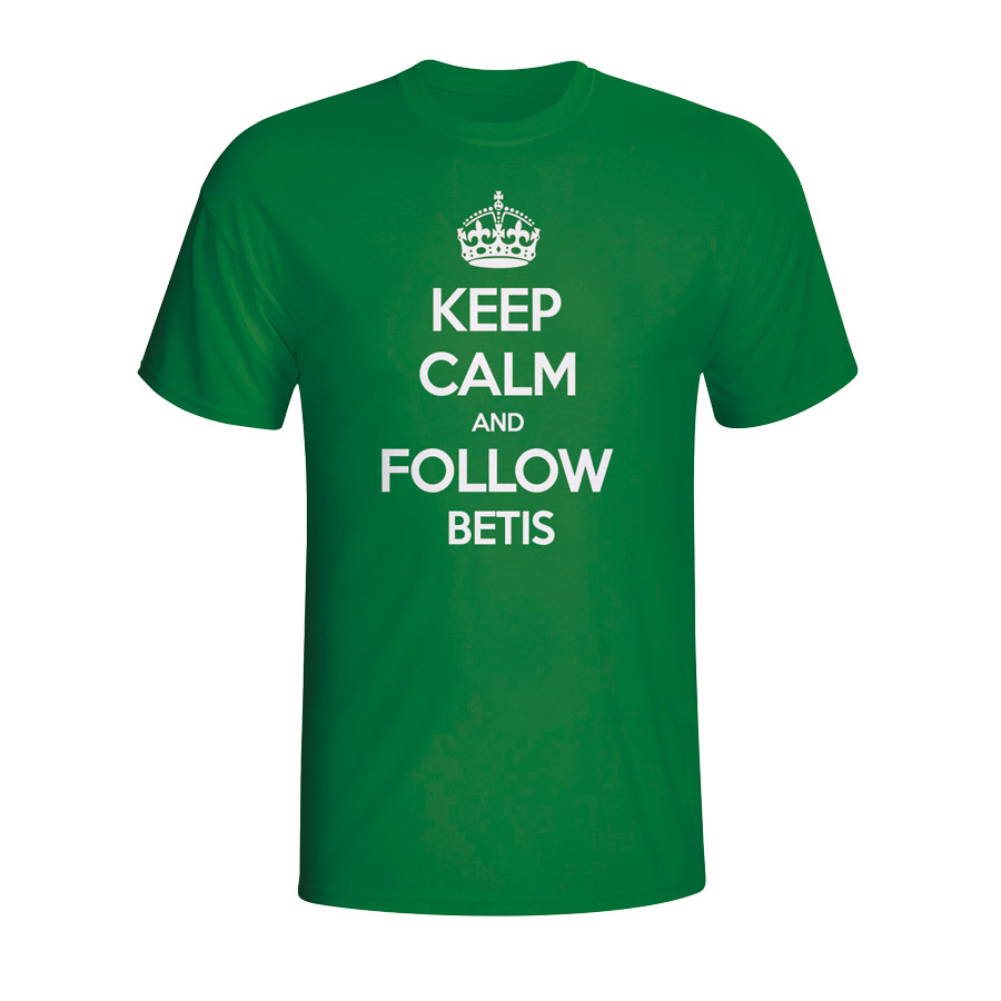 Click to view product details and reviews for Keep Calm And Follow Real Betis T Shirt Green.