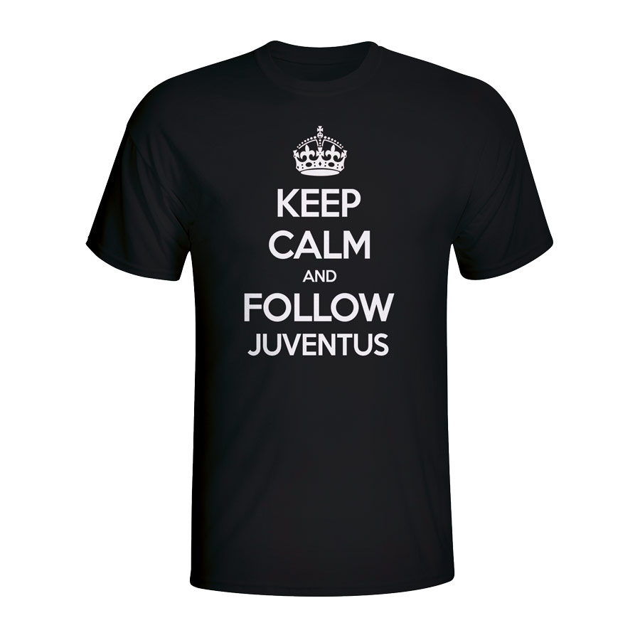Click to view product details and reviews for Keep Calm And Follow Juventus T Shirt Black. Click to view product details and reviews for Keep Calm And Follow Juventus T Shirt Black.