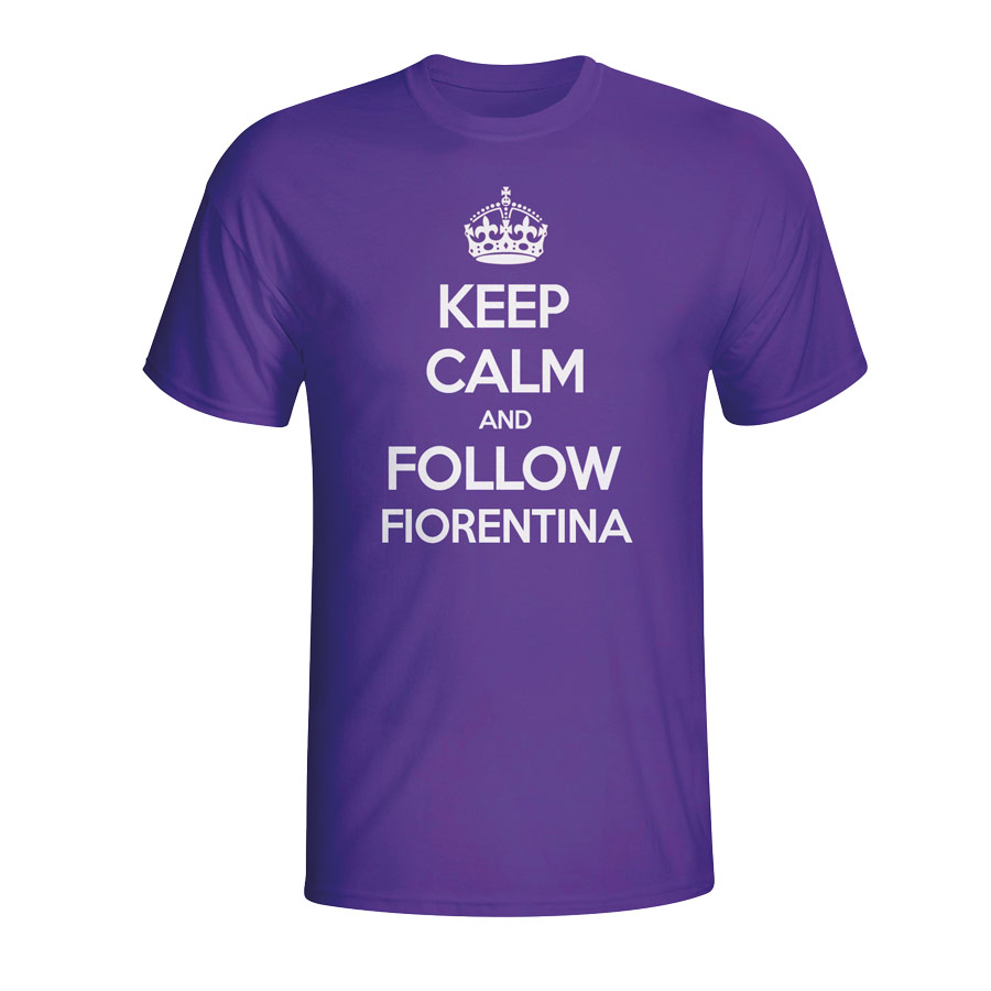 Click to view product details and reviews for Keep Calm And Follow Fiorentina T Shirt Purple.