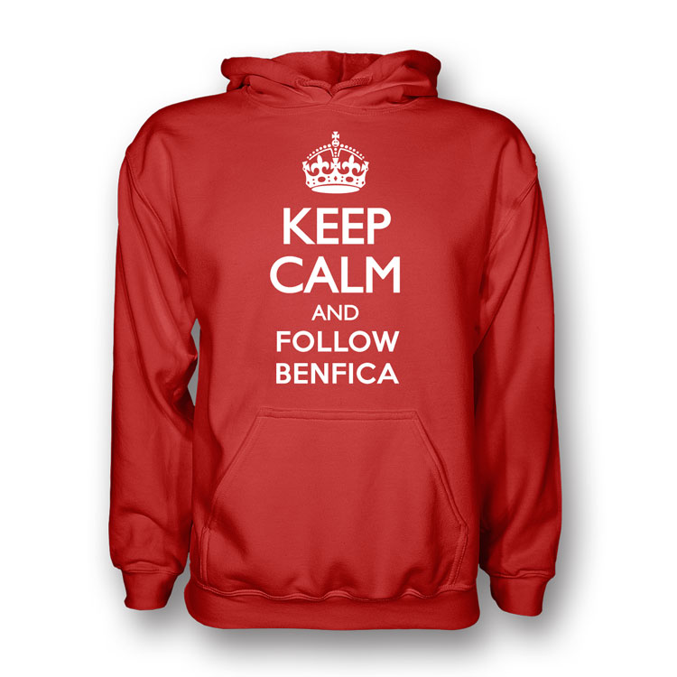 Click to view product details and reviews for Keep Calm And Follow Benfica Hoody Red Kids.