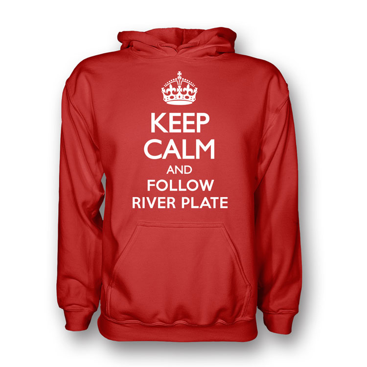 Click to view product details and reviews for Keep Calm And Follow River Plate Hoody Red. Click to view product details and reviews for Keep Calm And Follow River Plate Hoody Red.