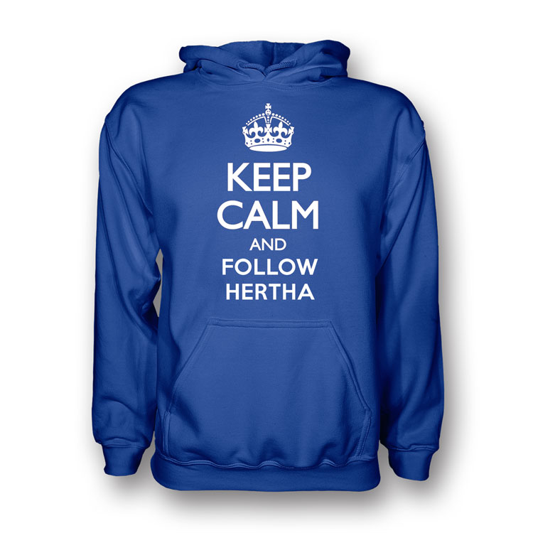 Click to view product details and reviews for Keep Calm And Follow Hertha Berlin Hoody Blue Kids. Click to view product details and reviews for Keep Calm And Follow Hertha Berlin Hoody Blue Kids.