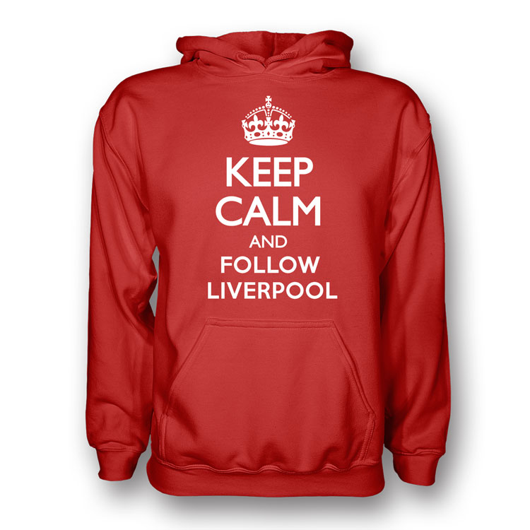Click to view product details and reviews for Keep Calm And Follow Liverpool Hoody Red Kids.