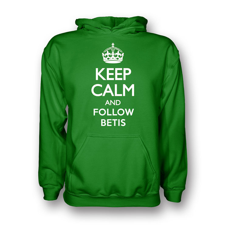 Click to view product details and reviews for Keep Calm And Follow Real Betis Hoody Green Kids.