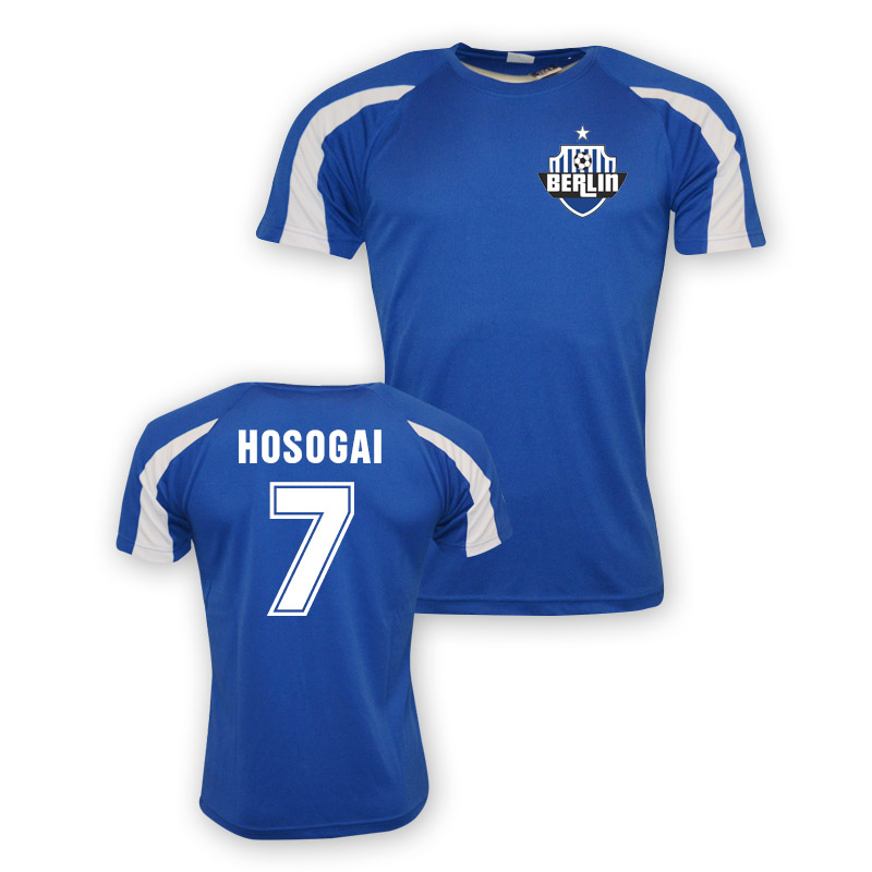 Click to view product details and reviews for Hajime Hosogai Hertha Berlin Sports Training Jersey Blue Kids.