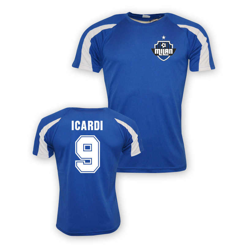 Click to view product details and reviews for Mauro Icardi Inter Milan Sports Training Jersey Blue Kids.