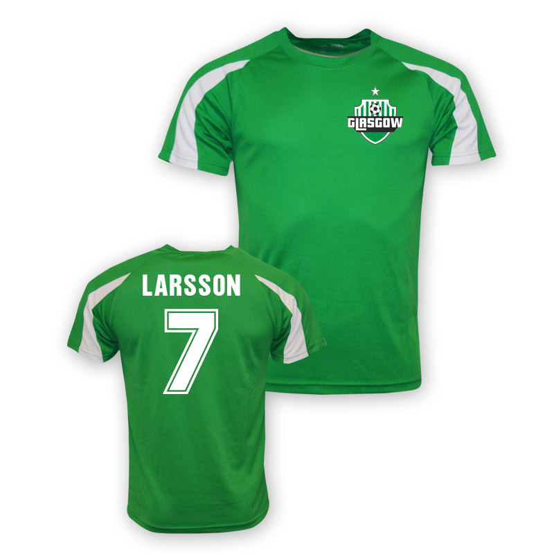 Click to view product details and reviews for Henrik Larsson Celtic Sports Training Jersey Green.