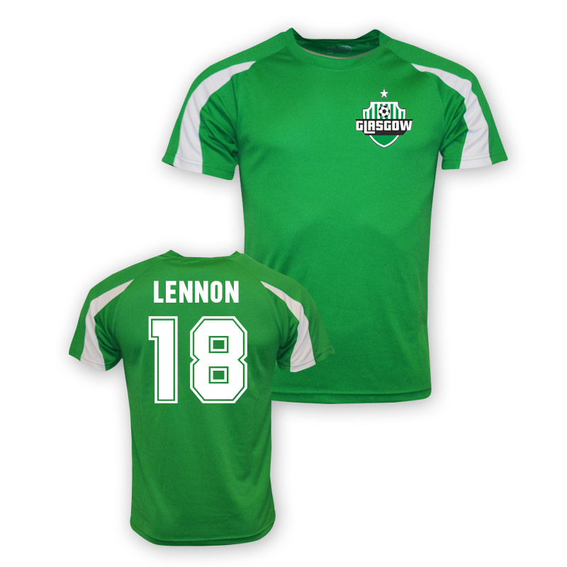 Neil Lennon Celtic Sports Training Jersey (Green) Polyester Made By: Gildan Men's Green Extra Large