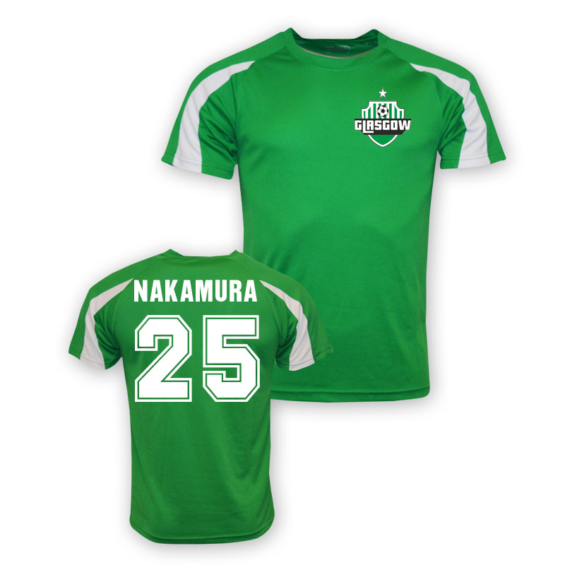 Click to view product details and reviews for Shunsuke Nakamura Celtic Sports Training Jersey Green.