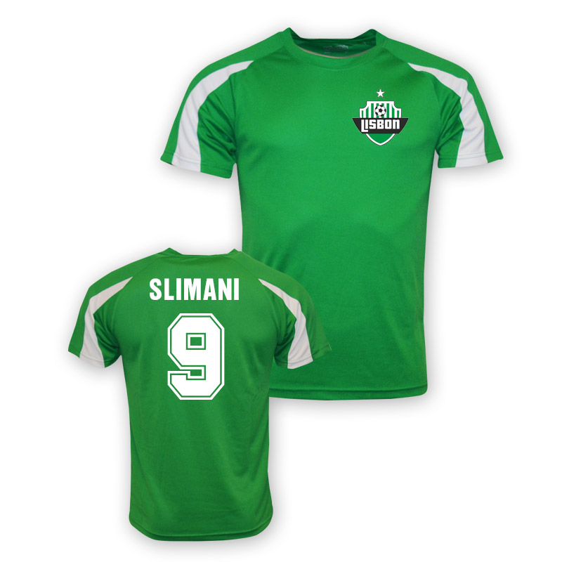 Islam Slimani Sporting Lisbon Sports Training Jersey Green