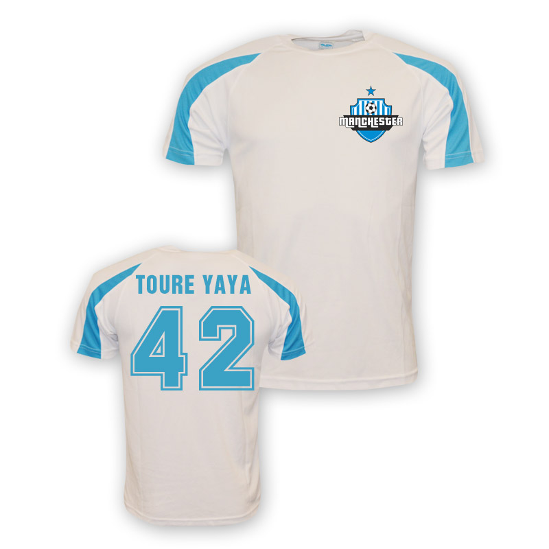 Click to view product details and reviews for Yaya Toure Man City Sports Training Jersey White.
