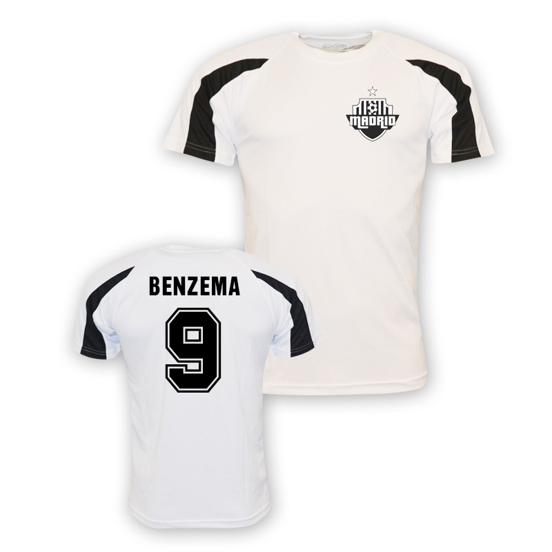 Click to view product details and reviews for Karim Benzema Real Madrid Sports Training Jersey White Kids.
