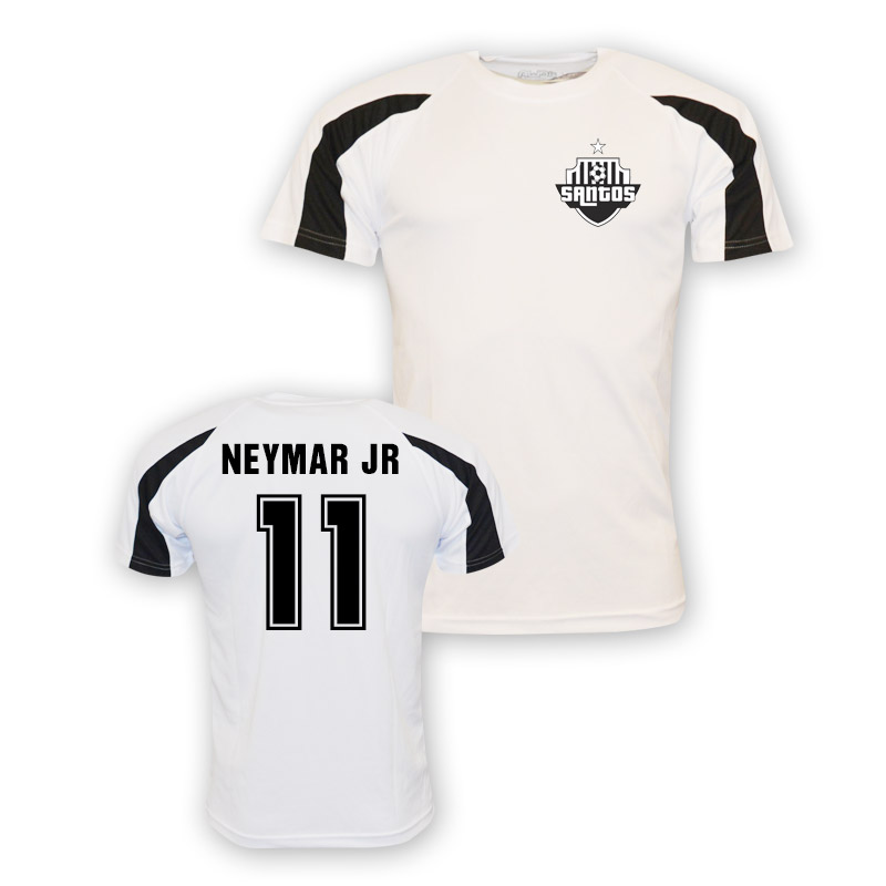 Neymar Jr Santos Sports Training Jersey (White)
