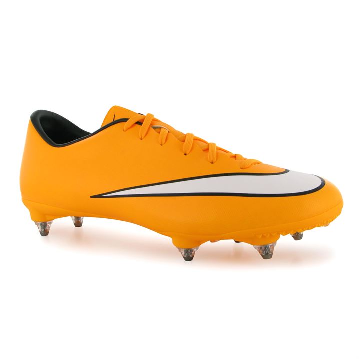 orange nike mercurial football boots