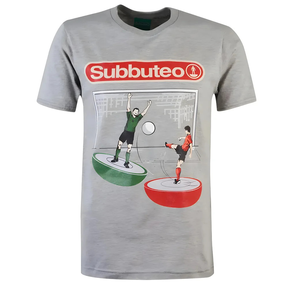 Subbuteo Goal T-Shirt - Polyester Made By: Toffs Men's Grey 4XL
